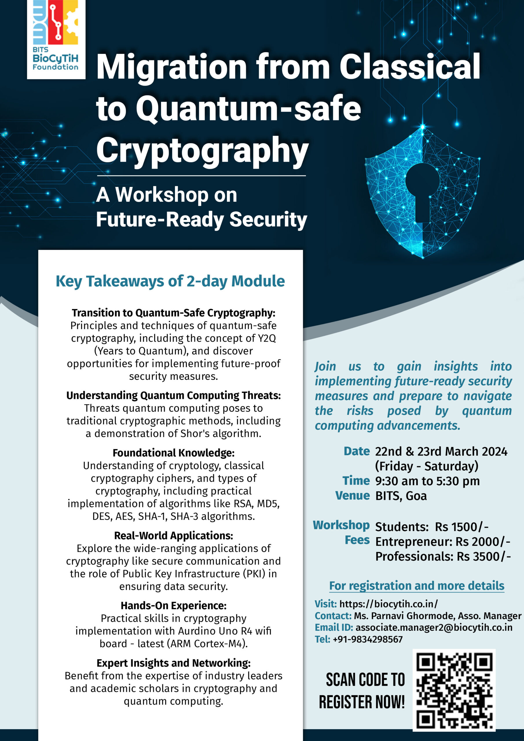 Migration from Classical to Quantum-safe Cryptography A Workshop on Future-Ready Security